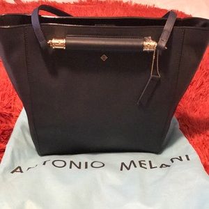Antonio Melani navy blue shoulder bag